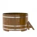 Купель для бани Bentwood круглая, d=1.80x1.1 м из лиственницы мореной премиум