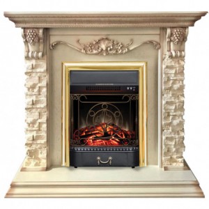 Каминокомплект RealFlame Patricia WT с очагом Fobos Lux BR S