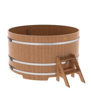 Купель для бани Bentwood круглая, d=1.80x1.1 м из дуба натурального