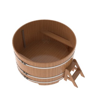 Купель для бани Bentwood круглая, d=1.80x1.1 м из дуба натурального