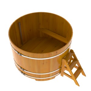 Купель для бани Bentwood круглая, d=1.80x1.2 м из лиственницы натуральной