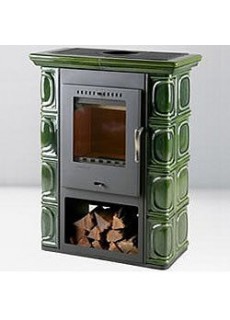 Печь-камин Thorma Borgholm Keramik (оливково-зеленый)