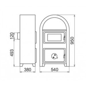 Отопительная печь Thorma Filex II (Eurofen II)
