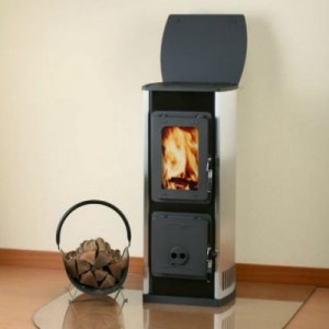 Печь-камин Thorma Milano II Termoplate (бежевая)