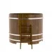 Купель для бани Bentwood круглая, d=1.50x1.2 м из лиственницы мореной премиум