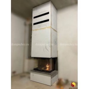 Монтаж каминной топки Astov П3С 8457