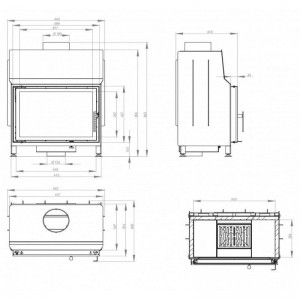Топка Hitze STMA54X39 с дополнениями