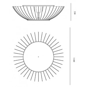 Кострище-барбекю GlammFire Cosmo XIII (Космо XIII)