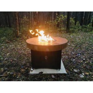 Уличный камин-стол OpenFire Круглый