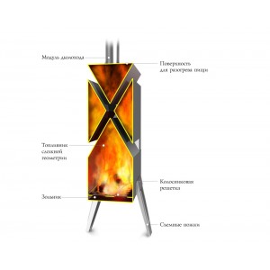 Отопительная печь ТМФ Шеврон