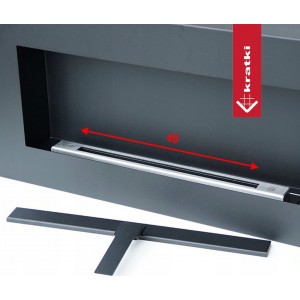 Биокамин Kratki Delta Flat (400*900), TUV