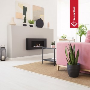 Биокамин Kratki Delta Flat (400*900), TUV