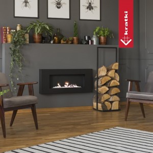 Биокамин Kratki Delta Flat (400*900), TUV