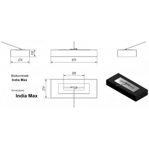 Биокамин Kratki India Max