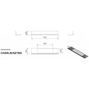 Стекло декоративное для биокамина Kratki Charlie