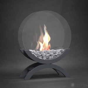 Биокамин ZeFire Iris средний темный