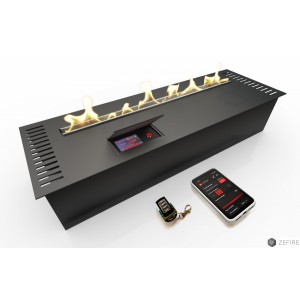 Автоматический биокамин ZeFire М 900 латунный с ДУ