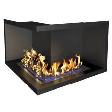 Биокамин ZeFire Standart для угловой стены 700