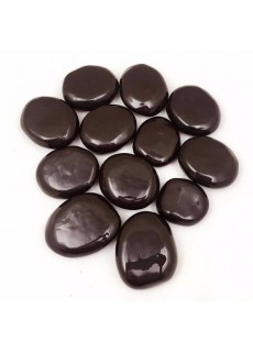 Декоративные керамические камни ZeFire шоколадные 14 шт