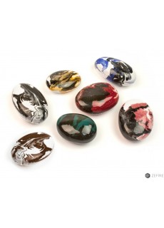 Декоративные керамические камни ZeFire цветные 14 шт