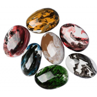 Декоративные керамические камни ZeFire цветные 7 шт