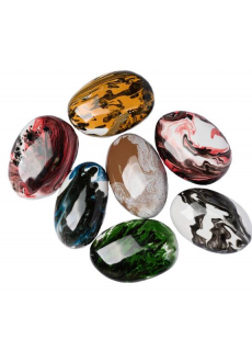 Декоративные керамические камни ZeFire цветные 7 шт