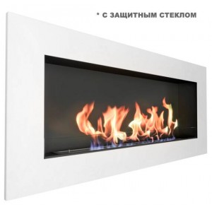 Биокамин ZeFire Elliot 1500 с белой рамкой