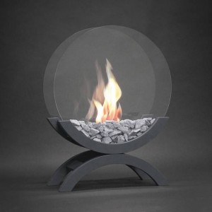 Биокамин ZeFire Iris большой темный