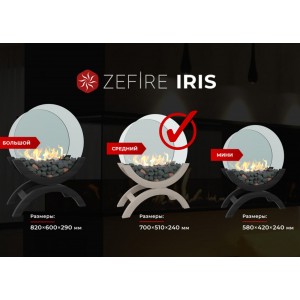 Биокамин ZeFire Ирис средний (Iris средний)