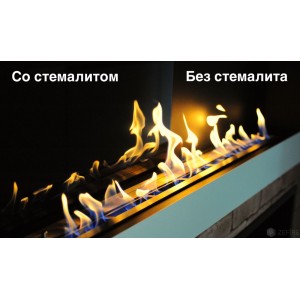 Биокамин ZeFire Standart 800 для встраивания в портал со стемалитом