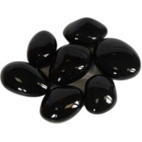 Декоративные элементы FireBird Галька Черная №7
