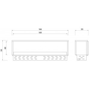 Автоматический биокамин GlammFire GlammBox 1600 EvoPlus