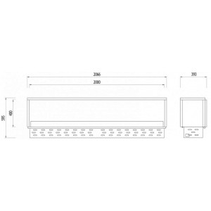 Автоматический биокамин GlammFire GlammBox 2000 EvoPlus