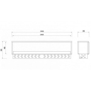 Автоматический биокамин GlammFire GlammBox 2400 EvoPlus