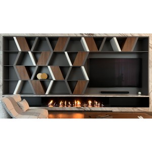 Автоматический встраиваемый биокамин GlammFire EvoPlus 2400