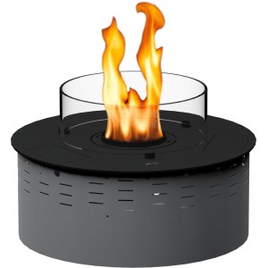 Автоматический встраиваемый биокамин GlammFire EvoPlus Fire Round