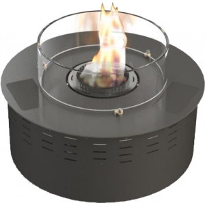 Автоматический встраиваемый биокамин GlammFire EvoPlus Fire Round