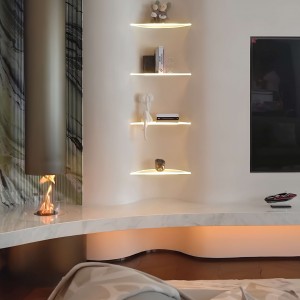 Автоматический встраиваемый биокамин GlammFire EvoPlus Fire Round