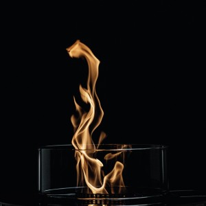 Автоматический встраиваемый биокамин GlammFire EvoPlus Fire Round