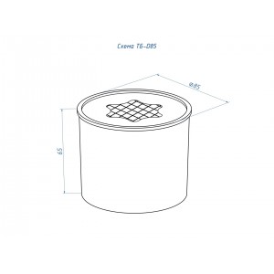 Топливный блок LUX FIRE D85 XS