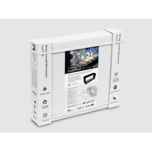 Встроенный сквозной биокамин Lux Fire Иллюзион 800 S
