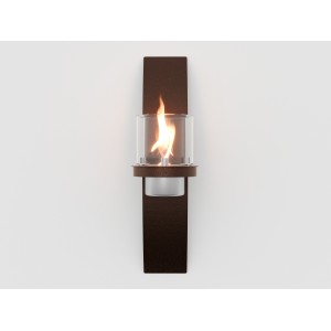 Биокамин настенный Lux Fire Олимпус D (коричневый)