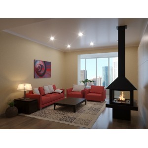 Биокамин Lux Fire островной GOOD FIRE Куб 850