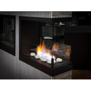 Встроенный биокамин Lux Fire Торцевой 490 S