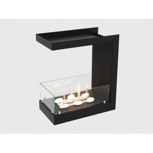 Встроенный биокамин Lux Fire Торцевой 555 М