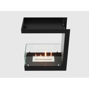 Встроенный биокамин Lux Fire Торцевой 555 М