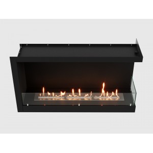Встроенный биокамин Lux Fire Угловой 1155 М (правый угол)