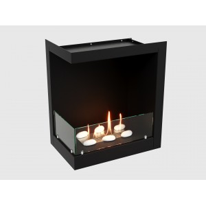 Встроенный биокамин Lux Fire Угловой 555 М (левый угол)