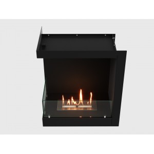 Встроенный биокамин Lux Fire Угловой 555 М (левый угол)