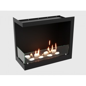 Встроенный биокамин Lux Fire Угловой 755 М (левый угол)